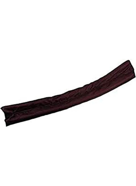 2 Pcs Twin Door Draft Dodger Guard Stopper Energy Save Window Protector Doorstop Brown