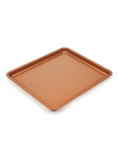 كوبر شيف مقلاة هش غير لاصقة، ديلوكس، طقم مكون من قطعتين نحاسي 18.5 × 13 سم 18.5x13سم  - Image 2