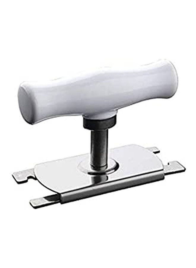 Generic - Adjustable Professional Stainless Steel Screw Cap Bottle Opener, Jar Lid Wrench Remover Silver - Image 1