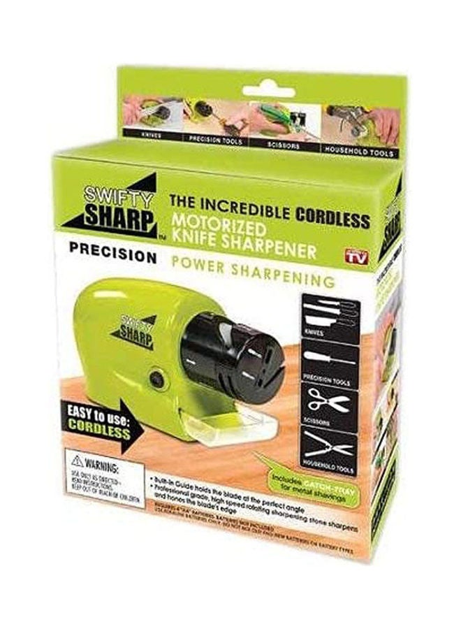 Swifty Sharp Cordless Motorized Knife Sharpener Green  - Image 2
