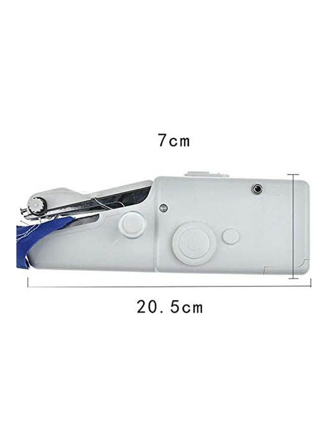 Mena Mini Cordless Handheld Electric Sewing Machine, Quick Handy Stitch For Fabric, Clothing, Kids Cloth Home Travel Use White  - Image 2