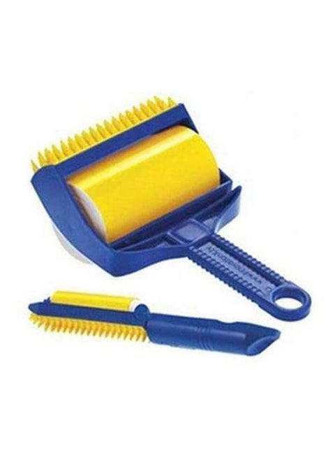 Sticky Buddy Reusable Sticky Picker Upper Roller With Built-In Fingers Multicolour