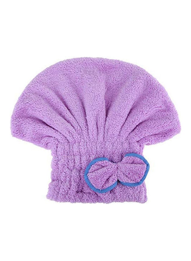 Generic Hair-Drying Cap-Microfiber Purple  - Image 1