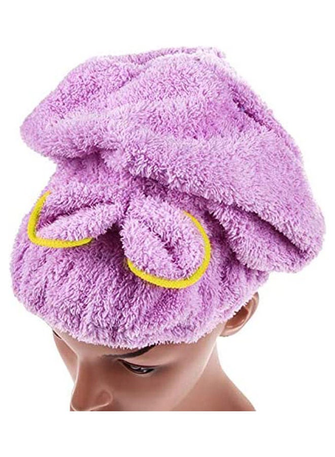 Generic Hair-Drying Cap-Microfiber Purple  - Image 2