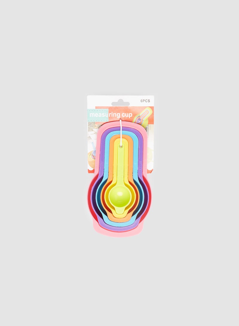 Generic - 6-Piece Measuring Spoon Set Multicolour 250 -25- 85-  60 -15mm - Image 1