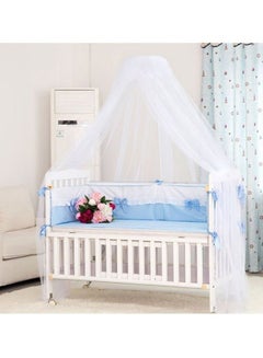 Foxnovo Easy To Hang Toddler Bed Crib Canopy Mosquito Netting For Baby Furniture  - Image 5