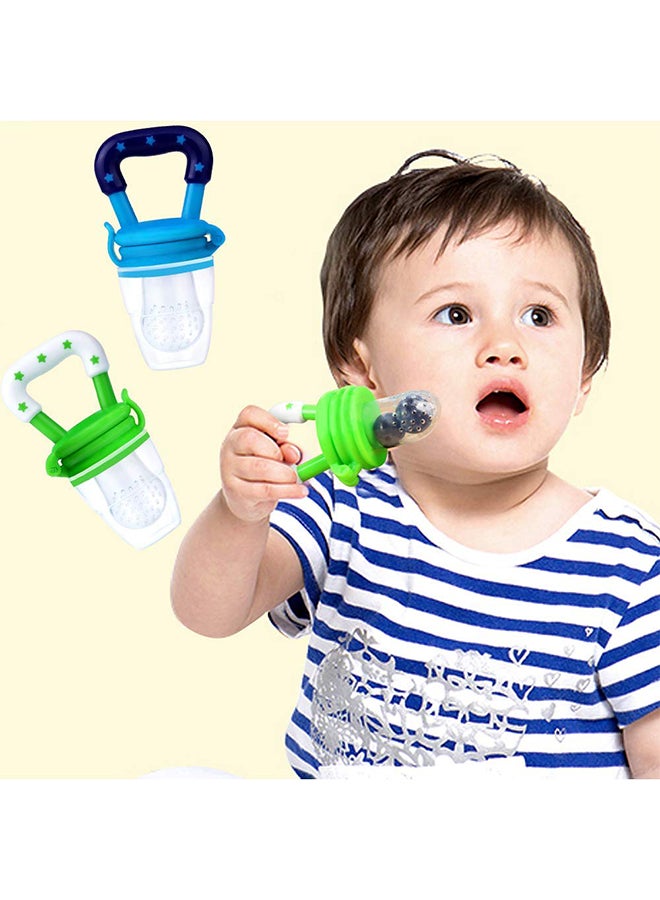 Small Wonder Silicone Fruit And Vegetable Teething Feeder For Kids - Green - Image 5