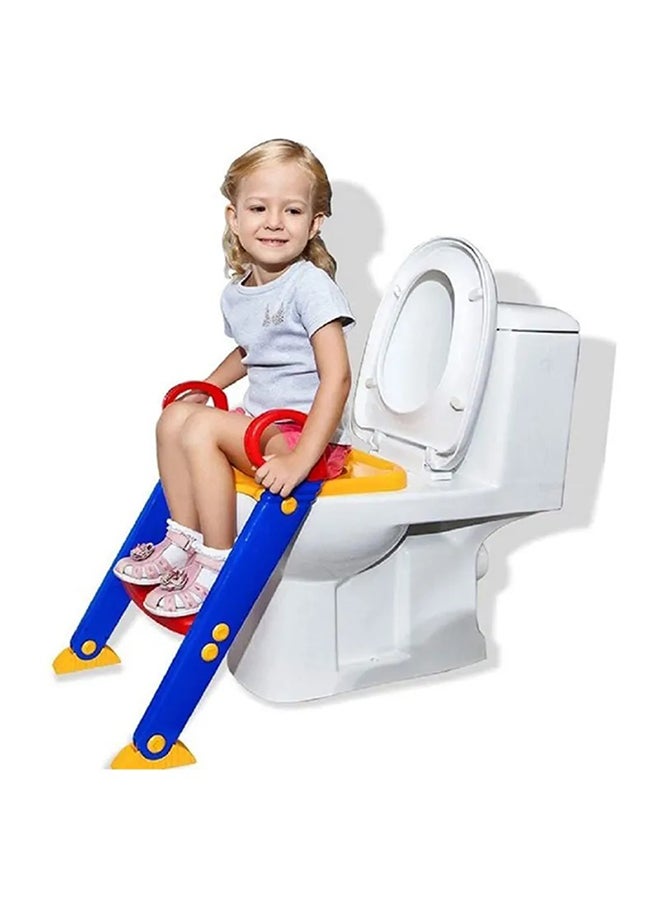 Generic - Portable Folding Trainer Toilet Potty Training Ladder Chair For Kids - Image 1