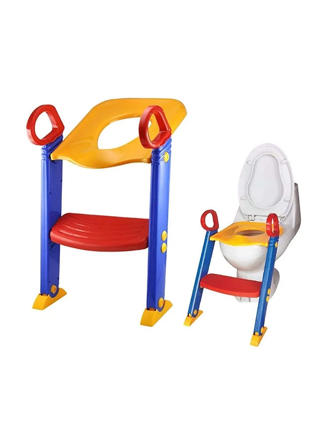 Generic - Portable Folding Trainer Toilet Potty Training Ladder Chair For Kids - Image 1