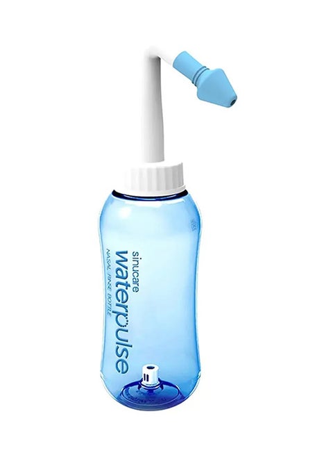 Nose Wash Neti Pot Sachets Rinse Nasal Irrigation With Water Pulse Saline Bottle Blue 500ml