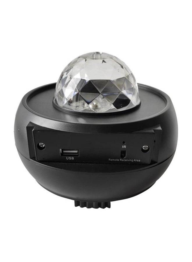 جهاز عرض LED بإضاءة LED متعددة الألوان مع جهاز تحكم عن بعد أسود 15.2x11.7x15.2سم - Image 1