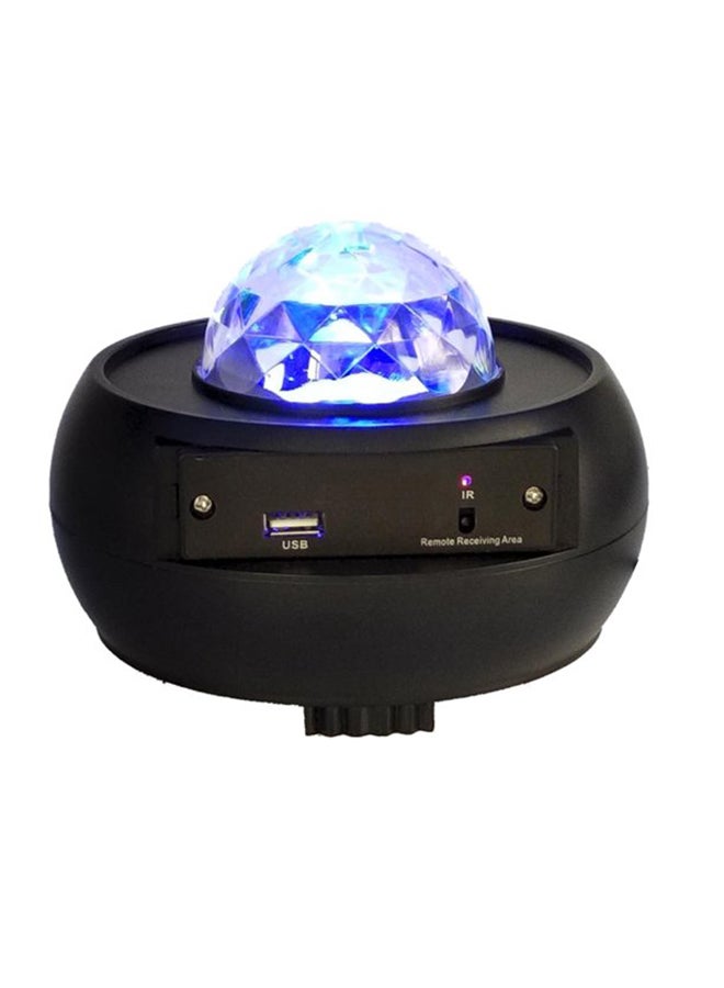 جهاز عرض LED بإضاءة LED متعددة الألوان مع جهاز تحكم عن بعد أسود 15.2x11.7x15.2سم - Image 4