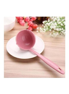 Soup Spoon With Strainer - Long Handle Skimmer 2 In 1 - Piece Multicolour