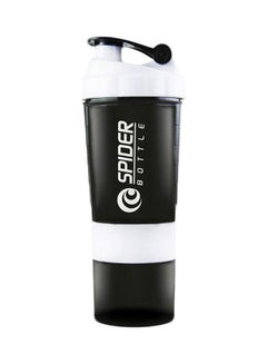 SPIDER Spider Protein Shaker Sports Water Bottle With Inserted Mixing Ball 500 Ml Black 