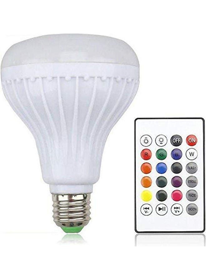 لمبة إضاءة LED للموسيقى 12 وات لمبة إضاءة LED مع مكبر صوت مدمج وجهاز تحكم عن بعد - Image 1