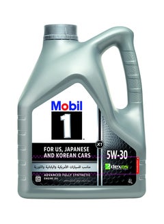 موبيل 1 زيت محركات متطور تركيبي بالكامل من نوع 5W-30، سعة 4 لترات 