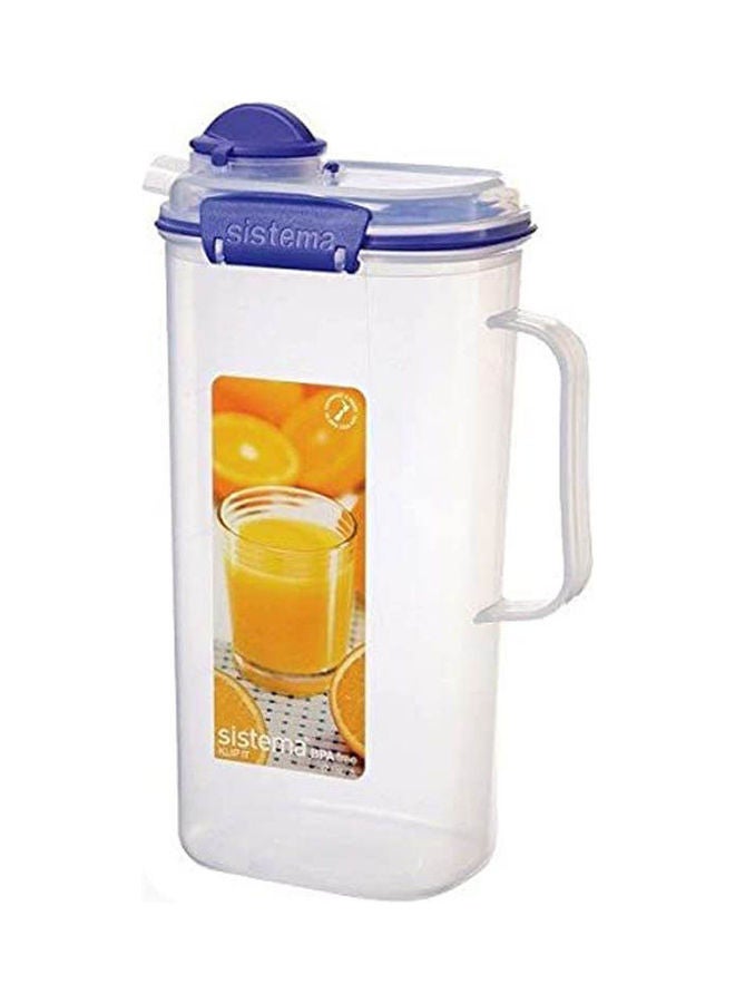 sistema Plastic Jug Blue-Clear 2Liters