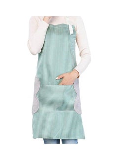 Adjustable Bib Apron With Pockets Green 21.6 x 13.4cm
