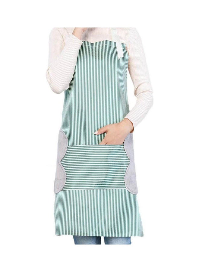 Generic - Adjustable Bib Apron With Pockets Green 21.6 x 13.4cm - Image 1