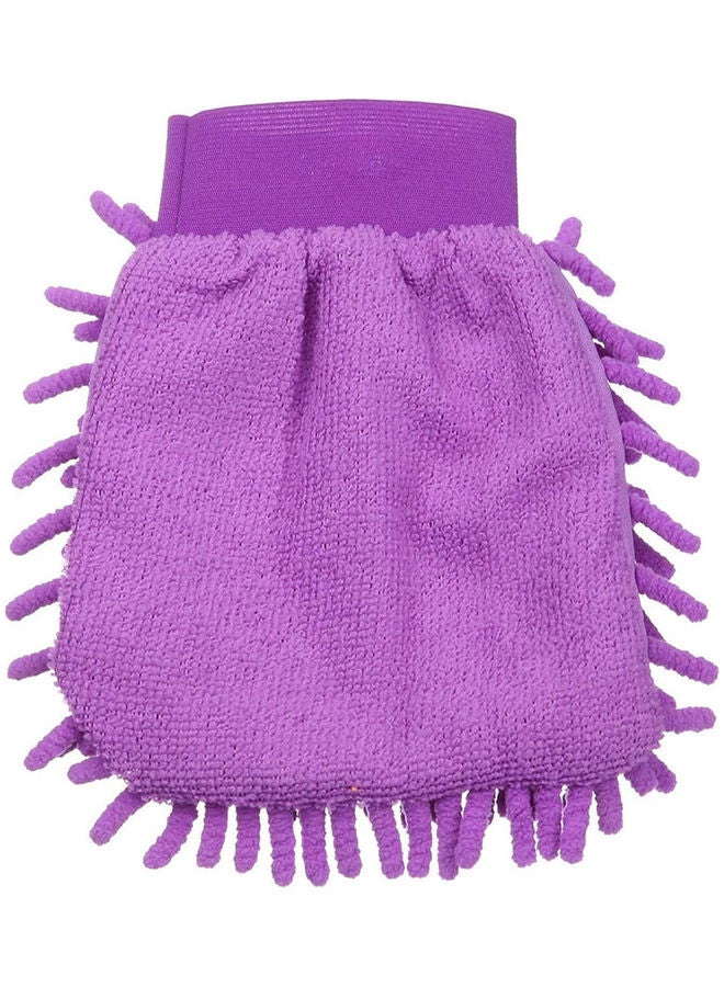 Fabric Cleaning Glove For Kitchen Purple 22x16cm - Image 2