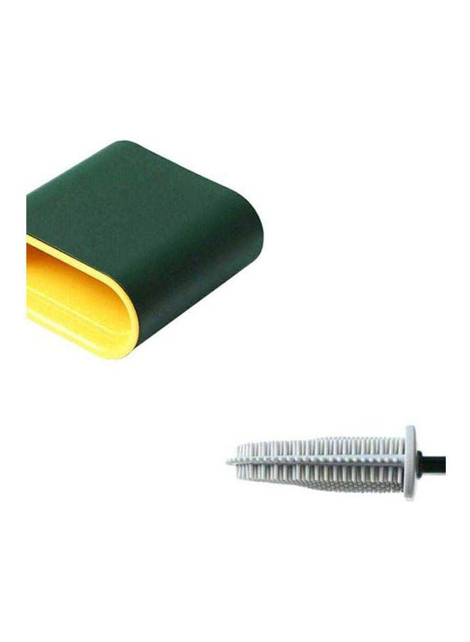 Silicone Brush For Cleaning Toilet To Reach The Most Difficult Places Multicolour - Image 2