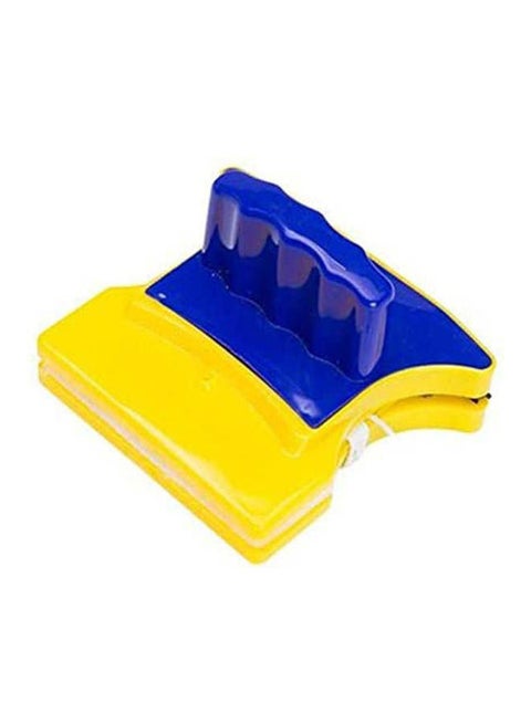 Double Side Magnetic Brush For Washing Windows Yellow-Blue 470grams