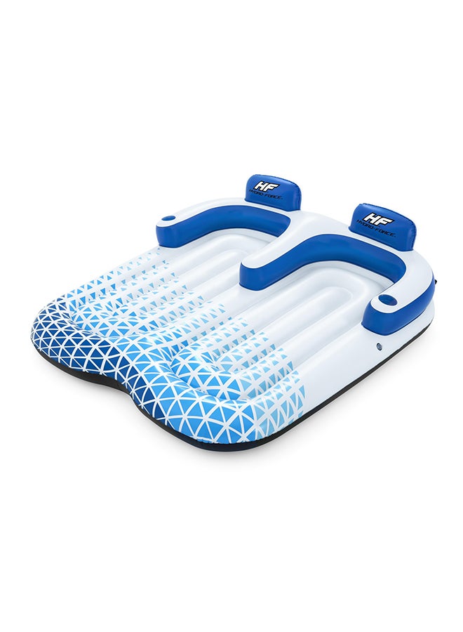 Bestway Hydro-Force Indigo Wave Double Lounge 196x193cm 196x193cm  - Image 1