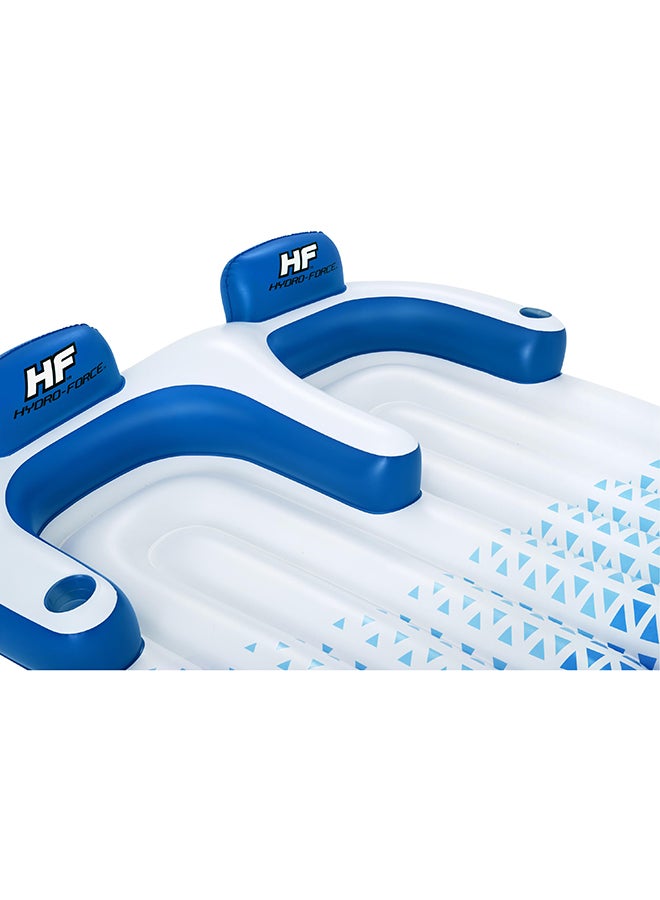 Bestway Hydro-Force Indigo Wave Double Lounge 196x193cm 196x193cm  - Image 4