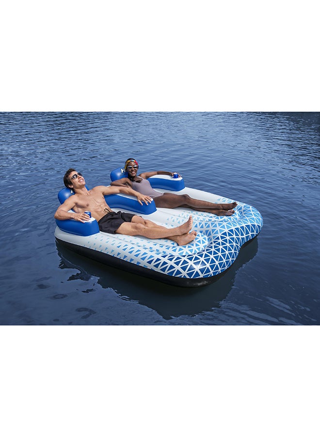 Hydro-Force Indigo Wave Double Lounge 196x193cm 196x193cm - v1648999647/N52595904A_6