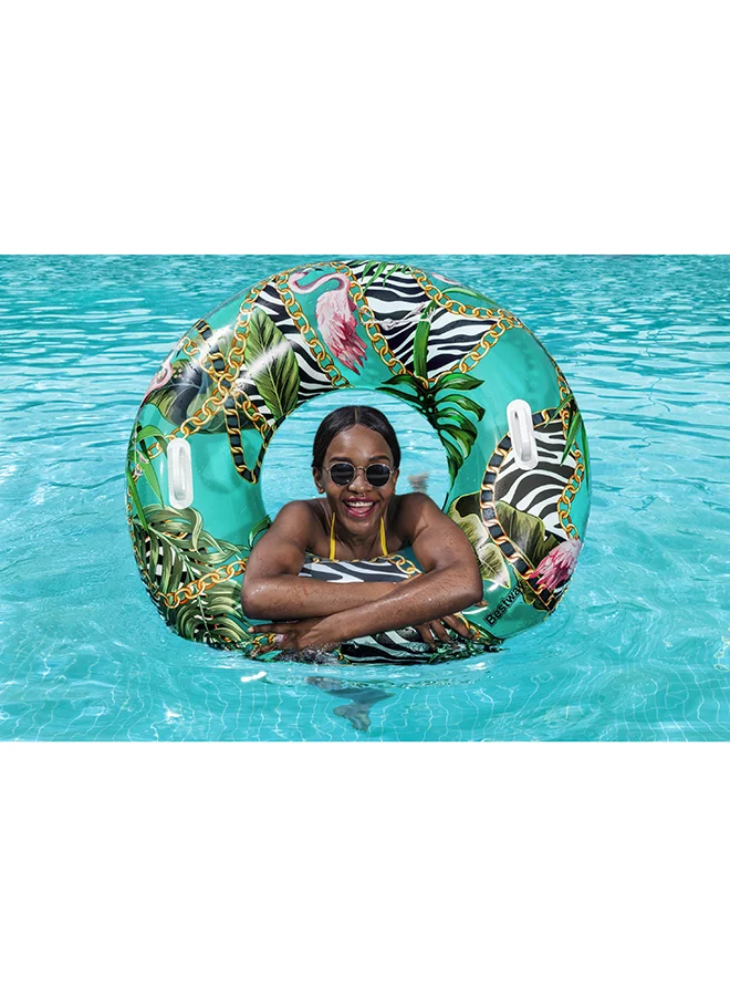 بست واي Floral Fantasy Swim Ring Float 99x99x31.5cm 99x99x31.5cm