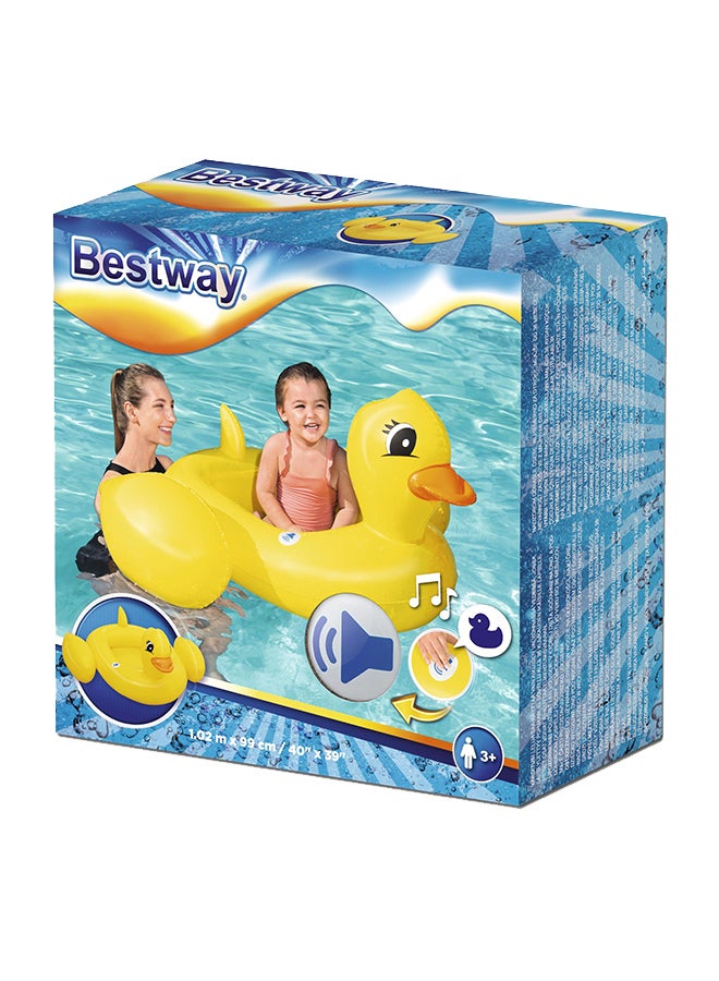 Bestway UV Care Funspeakers Duck Baby Boat 102x99cm  - Image 2