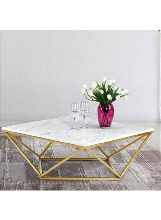 ماركة غير محددة Stainless Steel Square Shine Table Multicolour 80X80X45cm 
