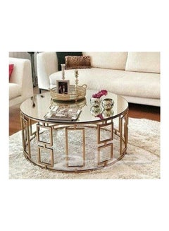 Stainless Steel Square Shine Table Multicolour 80X80X45cm