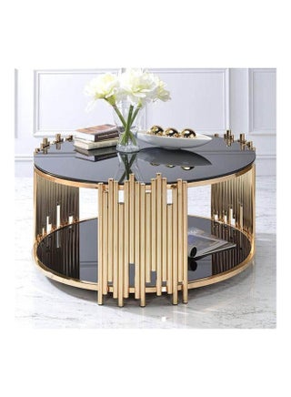 Stainless Steel Round Shine Table Multicolour 80X80X45cm - v1649014025/N53061218A_1