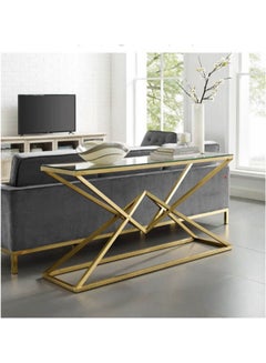 Generic Stainless Steel Rectangle Shine Console Multicolour 45X120X90cm 
