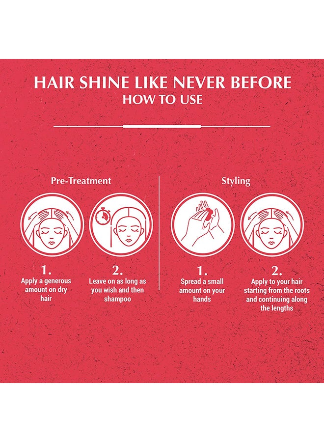 دابر كريم تصفيف الشعر بخلاصة زيت الخروع والعسل لإصلاح الشعر وتجديده 210ملليلتر - Image 4