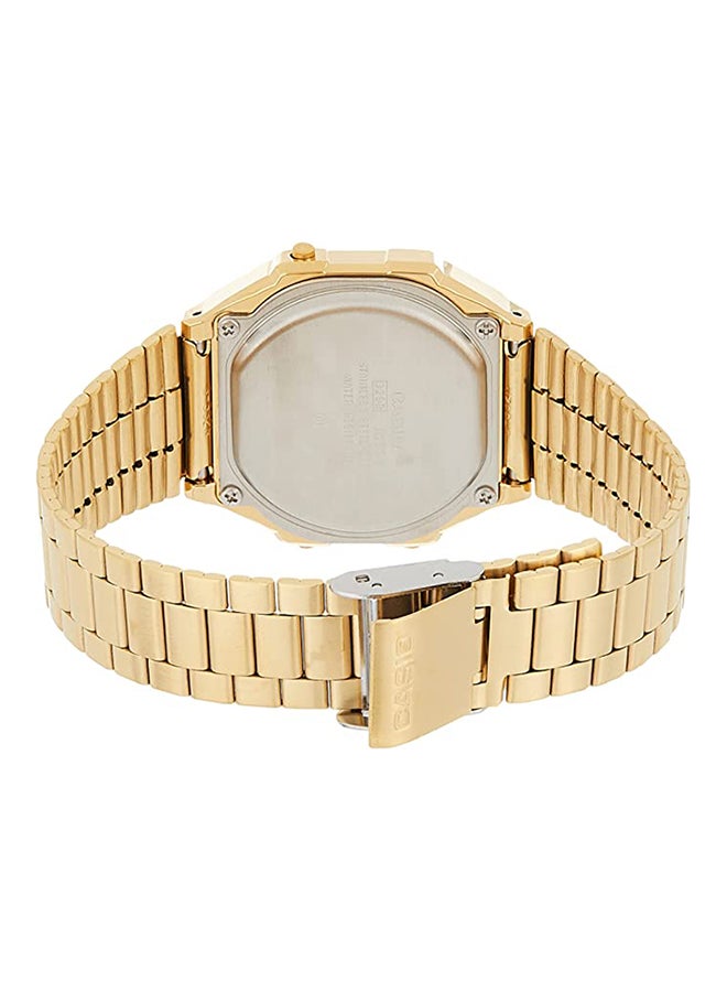 CASIO - Men's Water Resistant Digital Watch A168WG-9WDF - 39 mm - Gold - Image 1