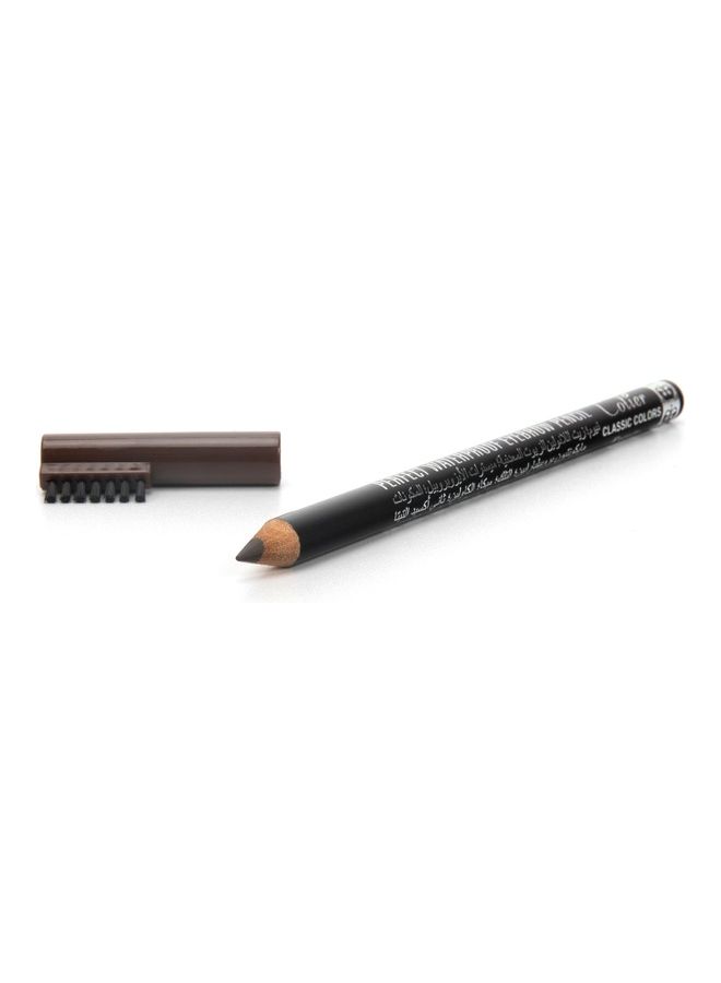 COLIER Perfect Waterproof Eyebrow Pencil With Brush Applicator Brown  - Image 3