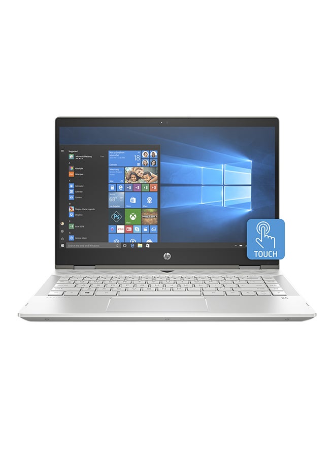 HP Pavilion x360 14-ba125cl With 14-Inch Full HD Touch Display, Core i5 Processor/8GB/256GB SSD/Integrated Graphics/Windows 10 English Silver  - Image 2