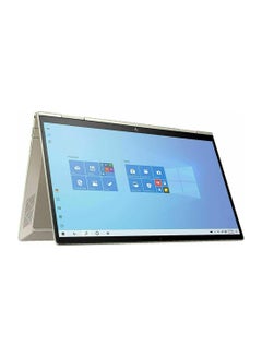 Envy x360 13M-BD0023 Convertible 2-In-1 Laptop With 13.3-Inch Display, Core i7-1165G7 Processor/8GB RAM/512GB SSD/Intel Iris X Graphics/WIN-10 English Pale Gold