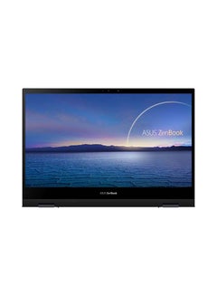 ZenBook Flip S Convertible 2-In-1 Laptop With 13.3-Inch UHD Display, 11th Gen Core i7-1165G7 Processor/16GB RAM/1TB SSD/Intel Iris Xe Graphics/Windows 10 Home English Jade Black