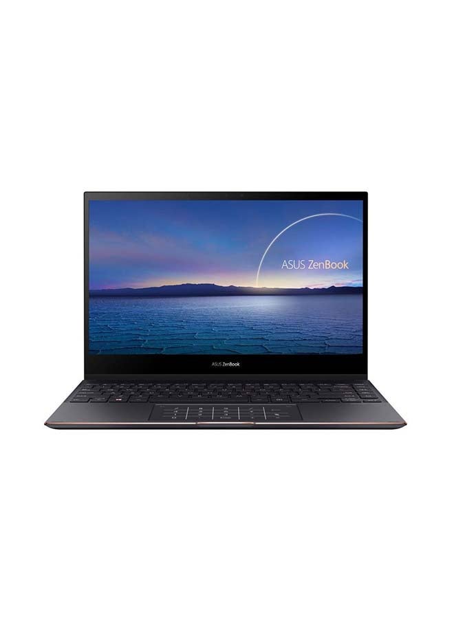 ASUS - ZenBook Flip S Convertible 2-In-1 Laptop With 13.3-Inch UHD Display, 11th Gen Core i7-1165G7 Processor/16GB RAM/1TB SSD/Intel Iris Xe Graphics/Windows 10 Home English Jade Black - Image 1