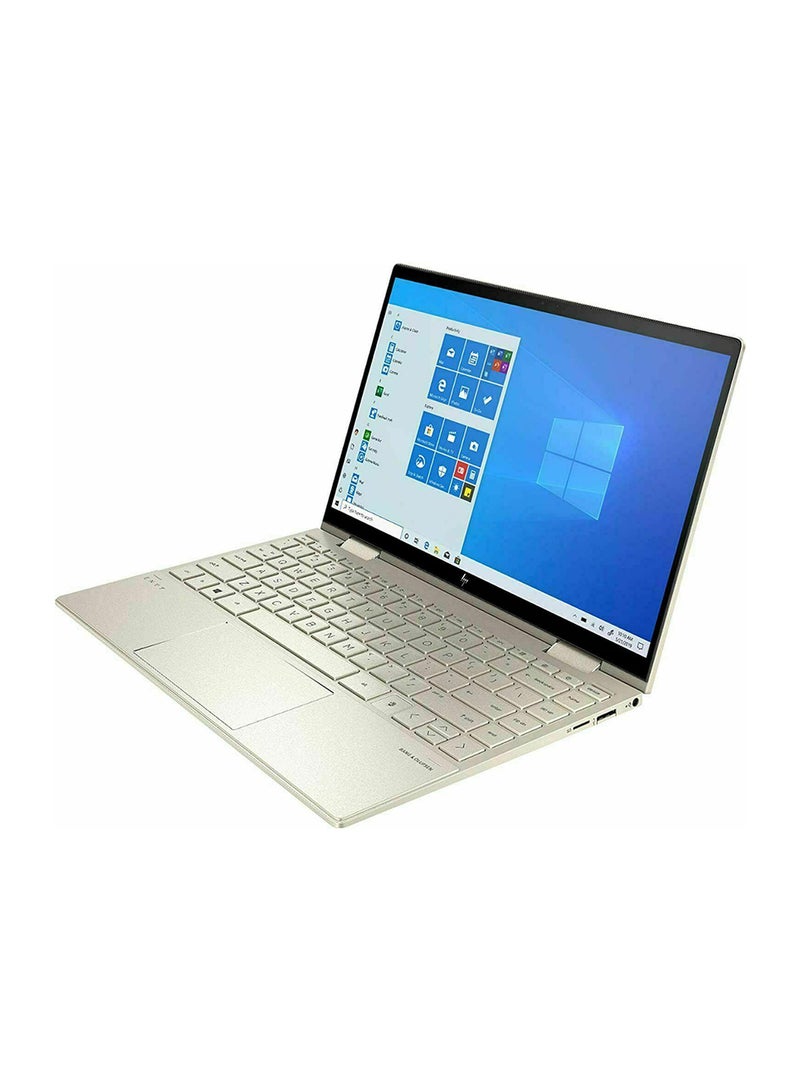 HP - Envy x360 13M-BD0023 Convertible 2-In-1 Laptop With 13.3-Inch Display, Core i7-1165G7 Processor/8GB RAM/512GB SSD/Intel Iris X Graphics/WIN-10 English Pale Gold - Image 1