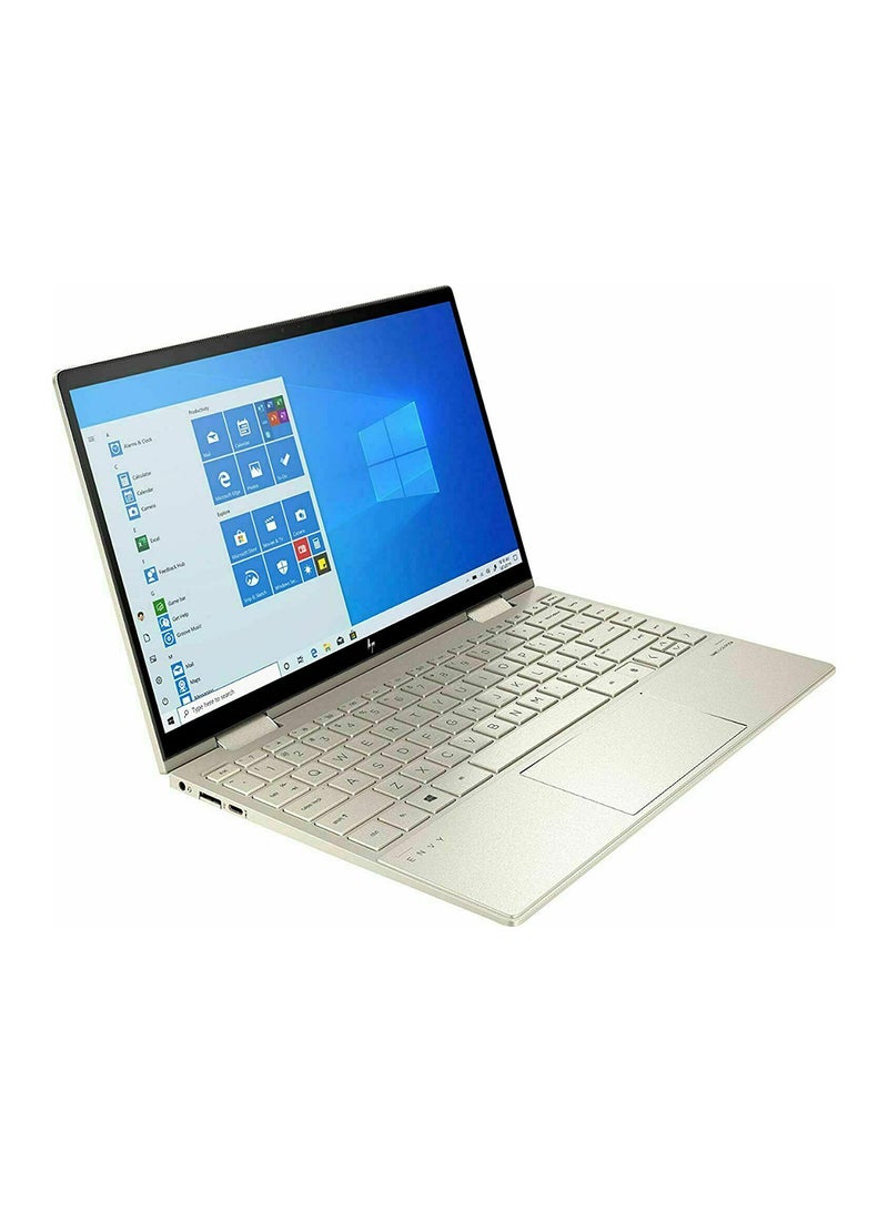 HP - Envy x360 13M-BD0023 Convertible 2-In-1 Laptop With 13.3-Inch Display, Core i7-1165G7 Processor/8GB RAM/512GB SSD/Intel Iris X Graphics/WIN-10 English Pale Gold - Image 1