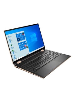 إتش بي لابتوب سبيكتر x360 قابل للتحويل 2 في 1 بشاشة بدقة كاملة الوضوح مقاس 13.3 بوصة، معالج كور i7-1165G7 الجيل الحادي عشر/ذاكرة رام سعة 16 جيجابايت/محرك أقراص SSD سعة 512 جيجابايت/بطاقة رسومات إنتل أيريس XE/ويندوز 10 اللغة الإنجليزية أسود  - Image 4