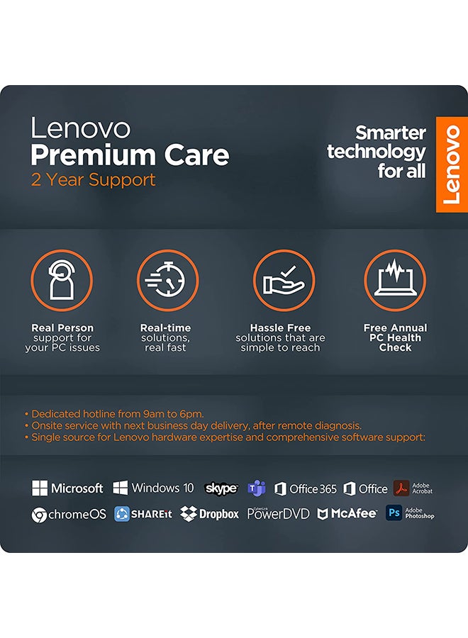 Lenovo - Yoga Slim 7 Pro Laptop With 14 Inch 2.8K Display, Intel 11th Gen Core i7-11370H / 16GB RAM / 1TB SSD / 2GB GDDR6 NVIDIA GeForce MX450/Windows 10 English/Arabic Slate Grey - Image 1