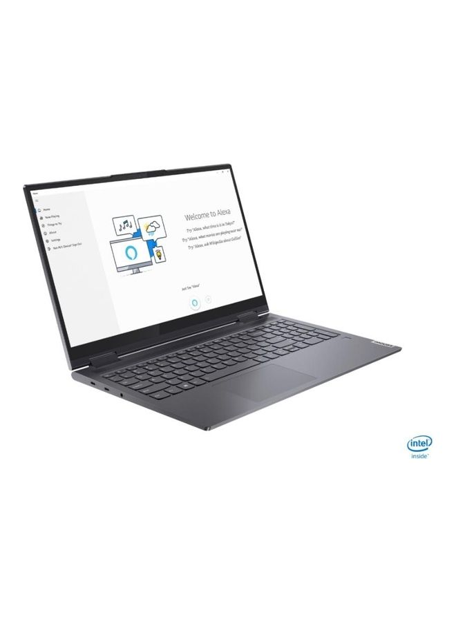 Lenovo - Yoga 7 2-in-1 Convertible Laptop With 15.6-Inch FHD IPS Multi-touch X360 Display, 11th Gen Intel Core i5-1135G7 Processor/8GB RAM/256GB SSD/Intel Iris Xe Graphics/Backlit Keyboard/Fingerprint/Windows 10 English Slate Grey - Image 1
