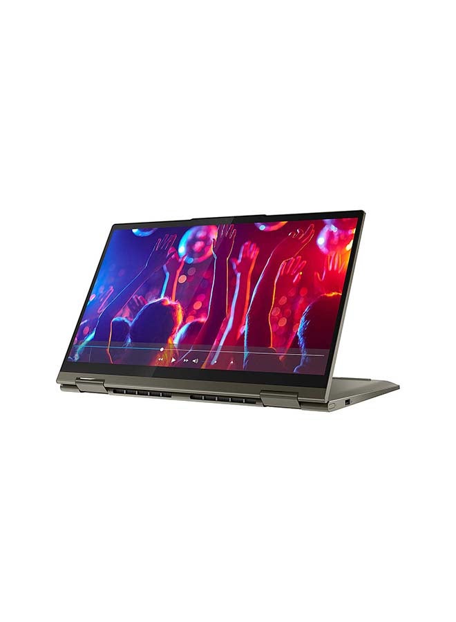 Lenovo - Yoga 7 2-in-1 Convertible Laptop With 15.6-Inch FHD IPS Multi-touch X360 Display, 11th Gen Intel Core i5-1135G7 Processor/8GB RAM/256GB SSD/Intel Iris Xe Graphics/Backlit Keyboard/Fingerprint/Windows 10 English Slate Grey - Image 1