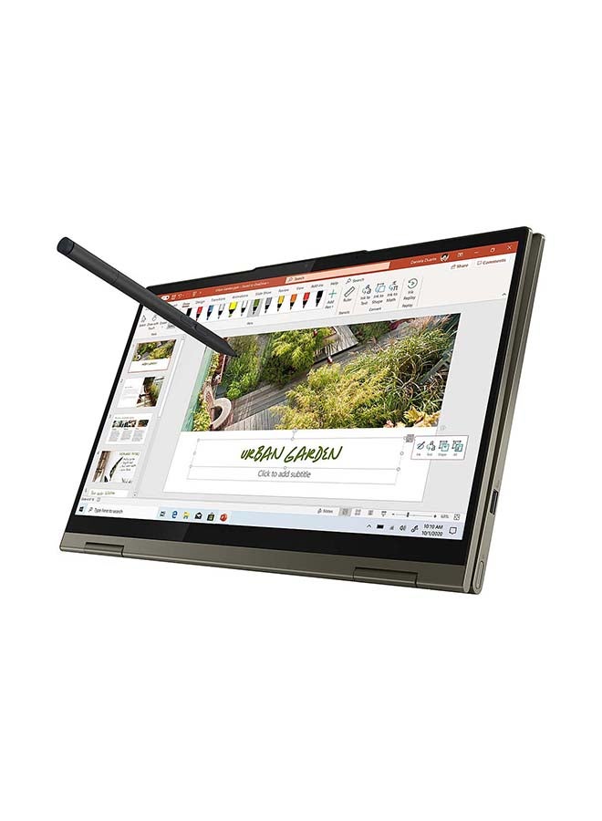 Lenovo - Yoga 7 2-in-1 Convertible Laptop With 15.6-Inch FHD IPS Multi-touch X360 Display, 11th Gen Intel Core i5-1135G7 Processor/8GB RAM/256GB SSD/Intel Iris Xe Graphics/Backlit Keyboard/Fingerprint/Windows 10 English Slate Grey - Image 1