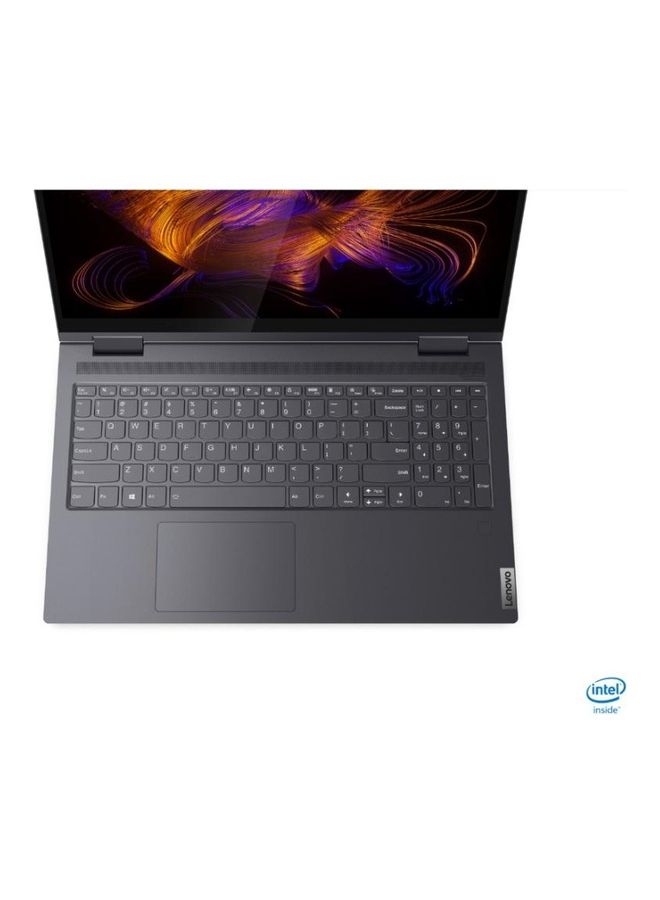 Lenovo - Yoga 7 2-in-1 Convertible Laptop With 15.6-Inch FHD IPS Multi-touch X360 Display, 11th Gen Intel Core i5-1135G7 Processor/8GB RAM/256GB SSD/Intel Iris Xe Graphics/Backlit Keyboard/Fingerprint/Windows 10 English Slate Grey - Image 1